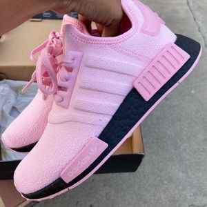 Pink adidas shoes
